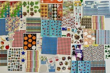 STICKER SHEETS LOT Mrs. Grossman's Hallmark American Greetings Ziggy Halloween