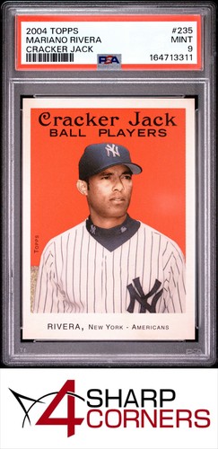 2004 TOPPS CRACKER JACK #235 MARIANO RIVERA YANKEES HOF PSA 9