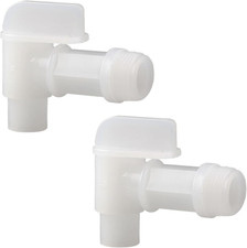 3/4” Male Barrel Faucet White Plastic Manual Handle Drum Faucet PE Tap for Plast