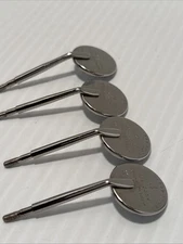 Lot Of 4 New Dental Mouth Mirror Front Surface Henry Schein #4 104-2350