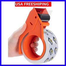Heavy Duty Packing Tape with Dispenser, 1 Roll, 1.88" x 65 YDs, Clear Strong ...