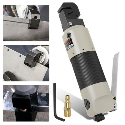 #ad 2in1 Pneumatic Air Punch Flange Tool Metal Edge Setter Panel Flanging 5mm Punch $42.00