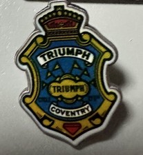 NEW. Barbour Triumph Jacket Pin Badge