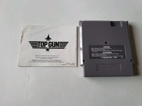 Top Gun Nintendo Nes Game UK Version Boxed With Manual Konami 1988