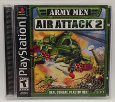 Army Men Air Attack 2 PS1 CIB Tested Works Surface Scratch Used