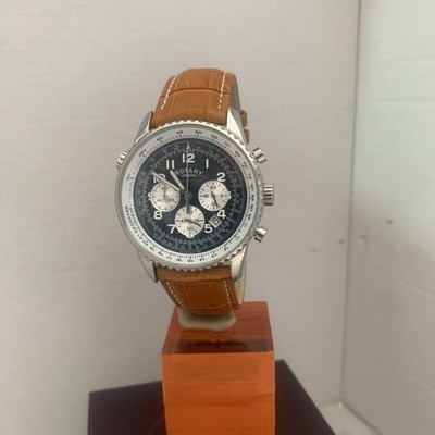 Rotary GB03351 Chronospeed Chronograph Brown Leather Strap