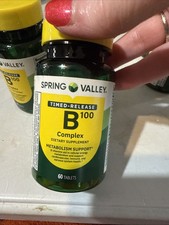 UPC 078742009896 product image for Spring Valley Timed Release B100 Complex Tablets 60ct 10/27 | upcitemdb.com