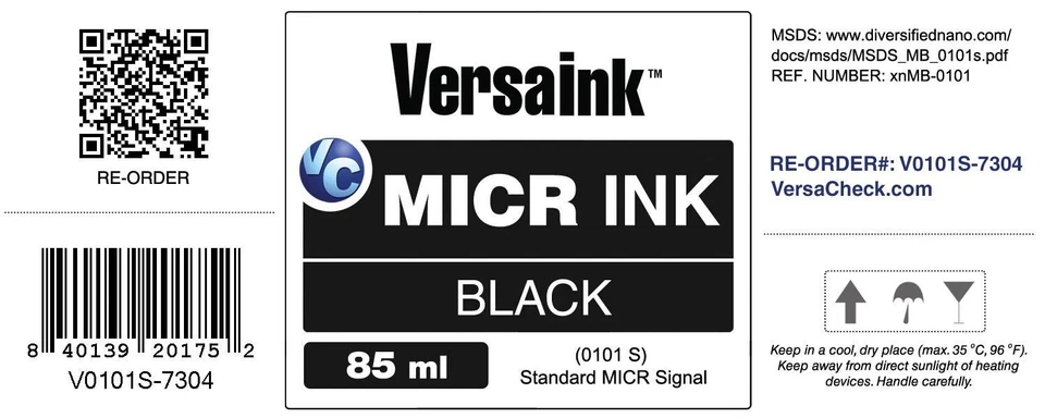 -Nano Black MICR Ink -85ml – Magnetic Ink for Check Printers and All-in-One I... - Image 2 of 3