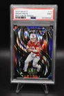 2024 Select Drake Maye Rookie Red & Blue Shock PSA 9