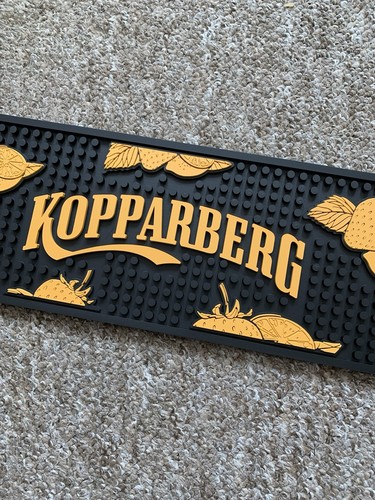 Kopparberg Bar Mat New Rubber 60cm Man Cave Bar Runner Drip Mat - Picture 2 of 3