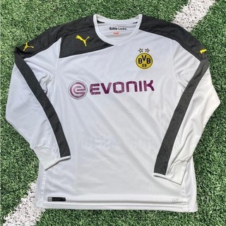 Borussia Dortmund Football Shirt 2013/14 Puma Away Kit Long Sleeve Men's 2XL