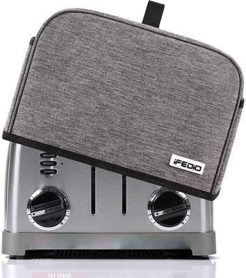 Toaster Cover 4 Slice with Storage Pockets, Toaster Dust Cover, Washable & Wa...