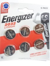 Lithium Batteries 2032 - 6 Pack Energizer