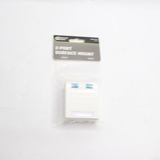 3-Pk Commercial Electric Category 5e Category 6 Surface Mounting Box 2-Port