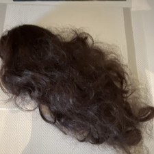 Curly Synthetic Clip-In Hairpiece Brown