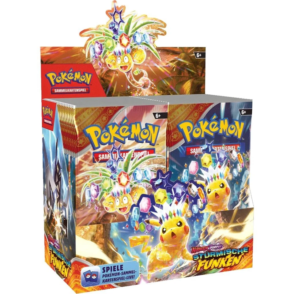 Pokemon - Karmesin & Purpur Stürmische Funken - DISPLAY (36 Booster) - DEUTSCH