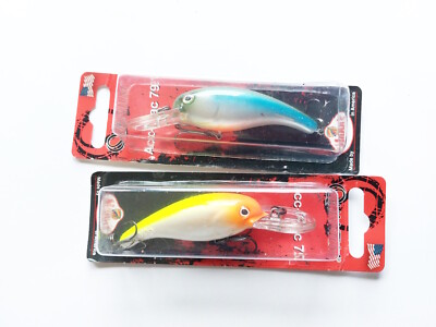 Quantum Acc-Trac 79 schwimmende Wobbler Kunstköder Spinnangeln Köder 7,5 cm 13g