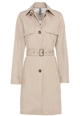 CAMEL ACTIVE women's jacket parka coat with belt trench coat sand beige size 38 40