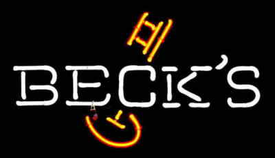 Beck's Key Beer Neon Sign Lamp Light 17