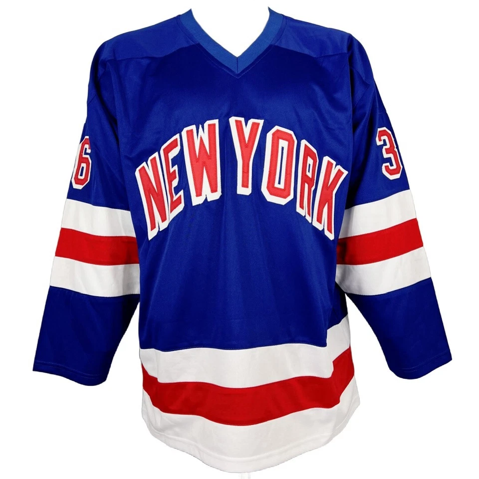 Camiseta autografiada con inscripción de Glenn Anderson NHL New York Rangers certificado de autenticidad JSA Foto 3 de 3