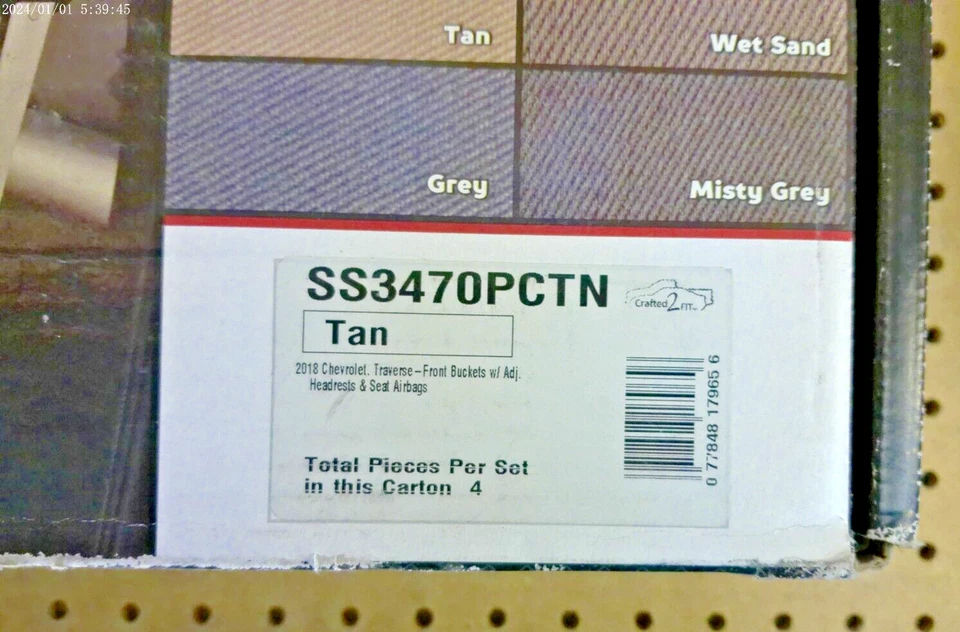 Fundas de asiento Covercraft personalizadas 18-22 TRAVERSE 19-21 ENCLAVE #SS3470PCTN Foto 2 de 3