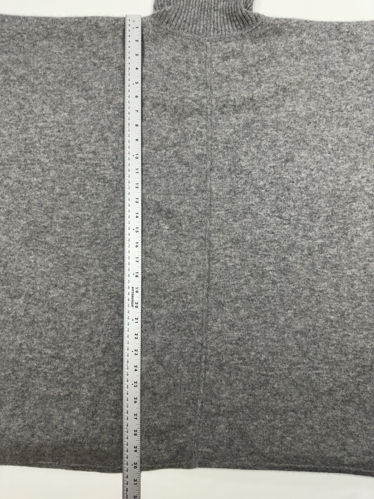 SofiaCashmere 100% Cashmere Light Grey Turtleneck… - image 10