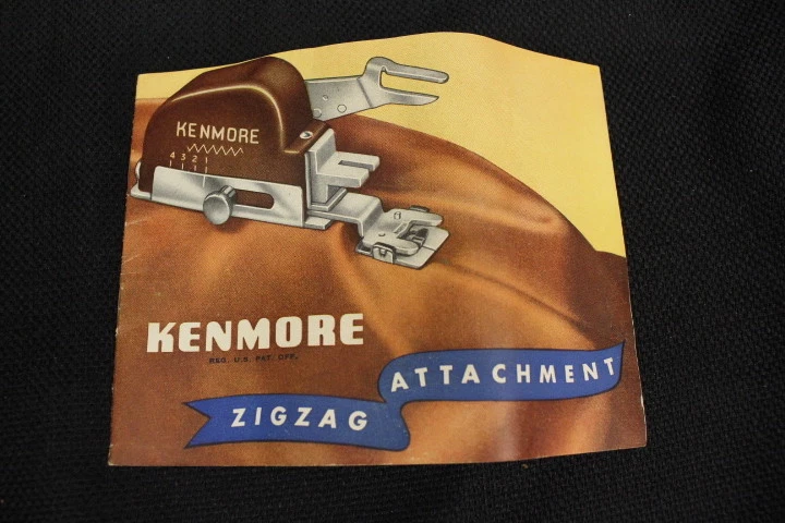 Lot SEARS Sewing Items,Sewing Machine Model 1400 Booklet, Tools & Zig Zag - Image 2 of 4