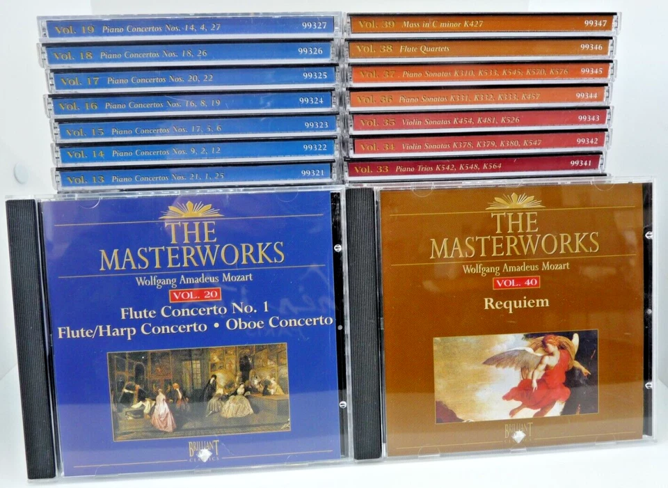 CD Sammlung Mozart The Masterworks 1-40