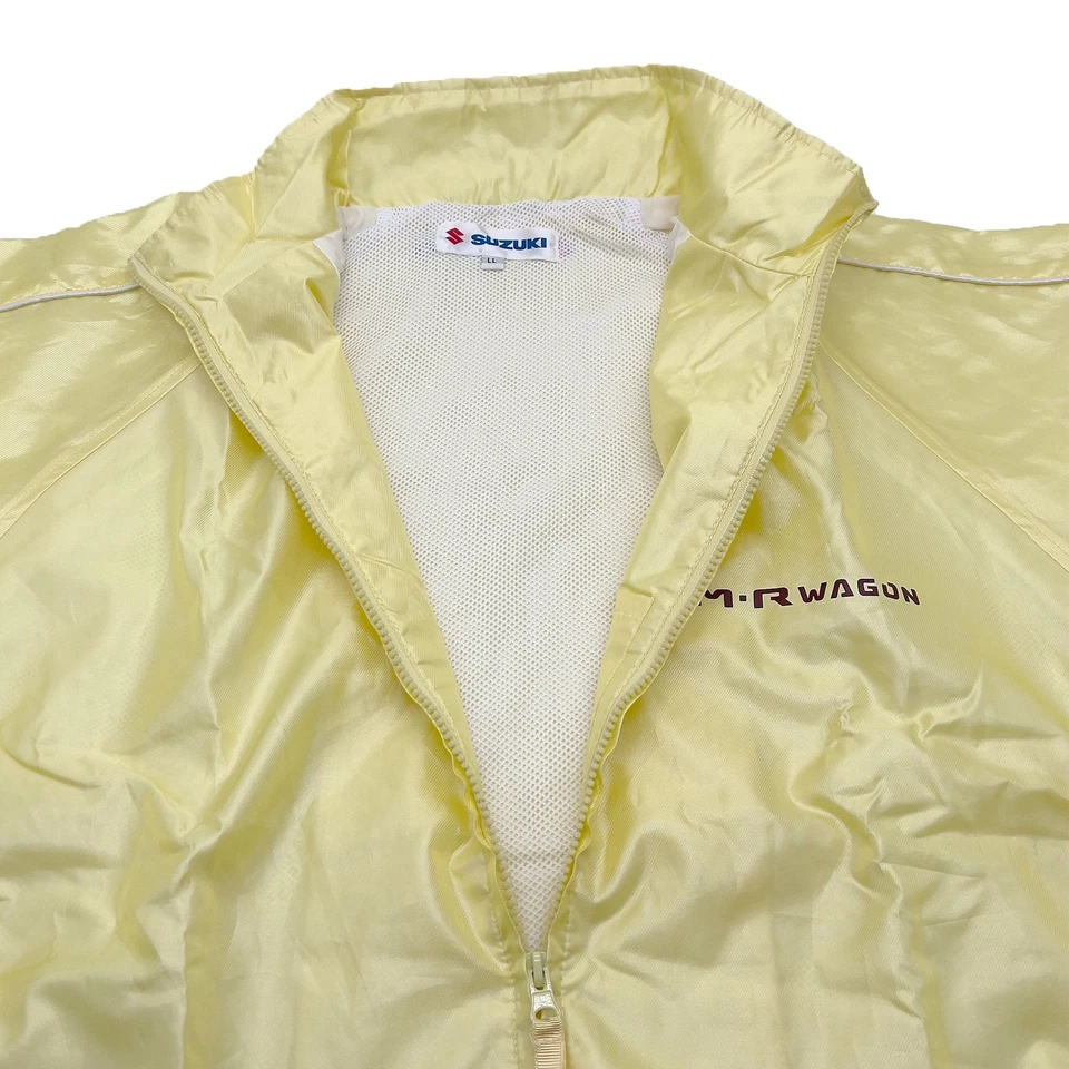 Genuine Retro JDM Japan Suzuki MR Wagon Staff Jacket Yellow - Image 4 of 4