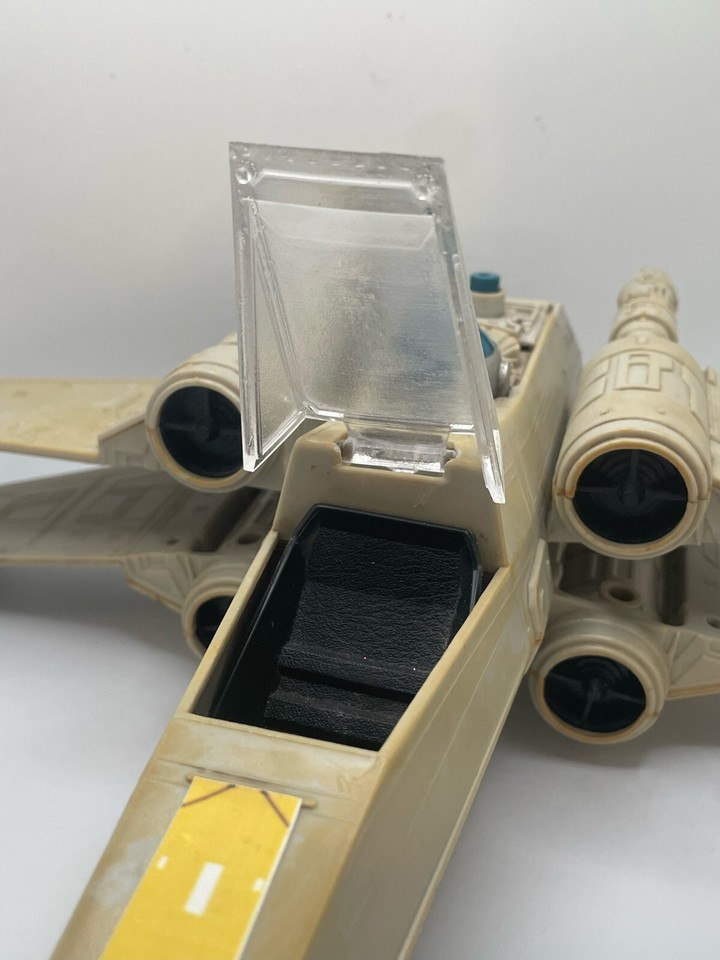 Vintage Star Wars, X-Wing Fighter, Spare Part, Repro Laser - Foto 6