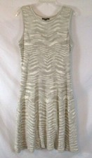 New H by Halston Sweater Dress Space Dye Gray Small Pull On A274565 Women YQ11