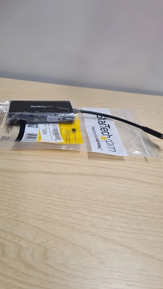 StarTech 4K USB C to HDMI, VGA & DVI Multi Port Video Display Adapter for travel - Image 3 of 4