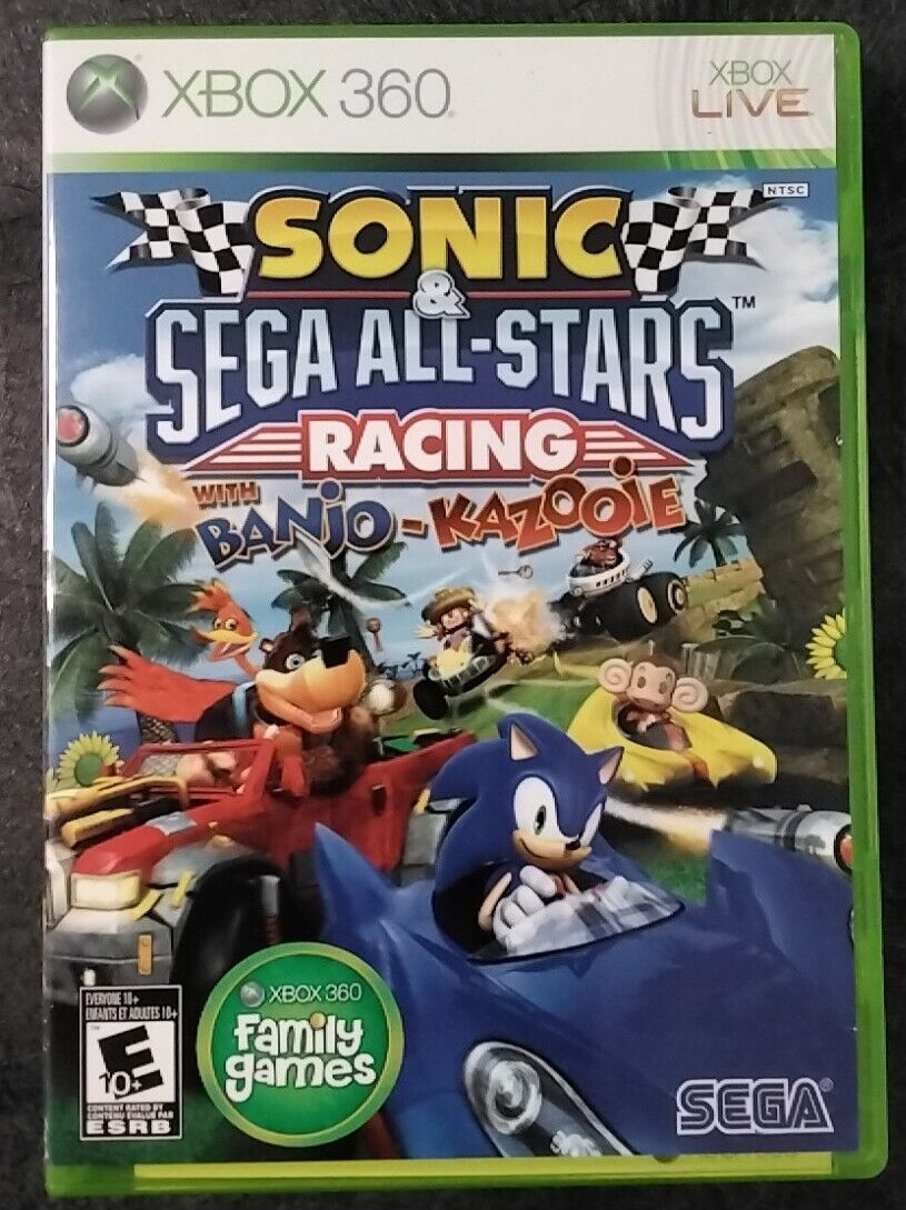 A CRIPTA DO CAVEIRA  Horror & Cultura Pop: Jogos legais: SONIC & SEGA  ALL-STARS RACING (Xbox 360)