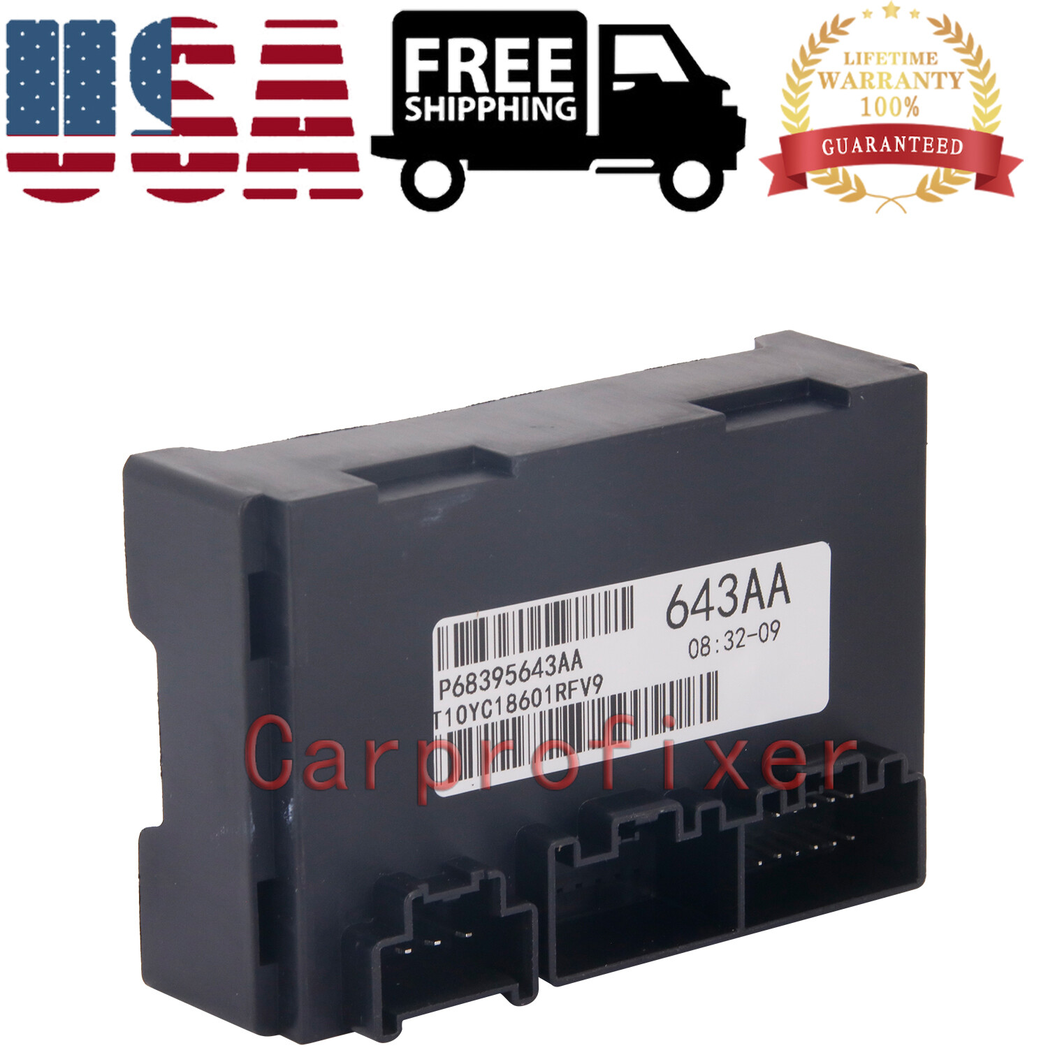 Jeep Grand Cherokee 11-13 Programmed Transfer Case Control Module 68395643AA