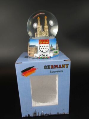 Schneekugel Köln Dom Cologne Snowglobe,9 cm,Souvenir Germany