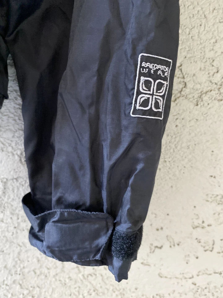 Predator Wear Mens Windbreaker Hoodie Zip Jacket Performance Size S Black Read* - Image 3 of 4