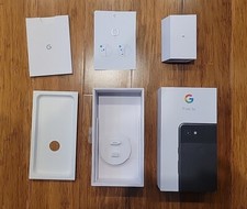 Google Pixel 3a 64GB Black Phone Replacement Box Only w/ Inserts, Tool NO PHONE