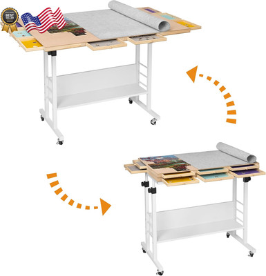 2000 Piece Foldable Puzzle Board with Height Adjustment Jigsaw Puzzle Table