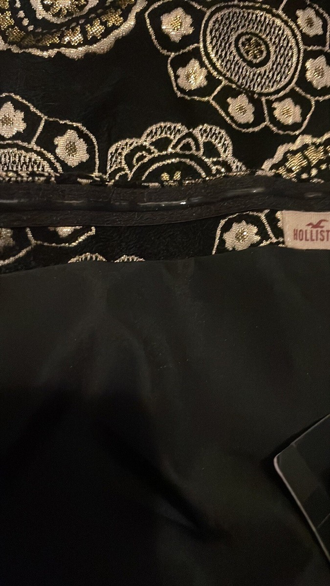 golden globes 2025 red carpet worst dressed Brown Floral Hollister Dress – Clothestotheedge main image 1