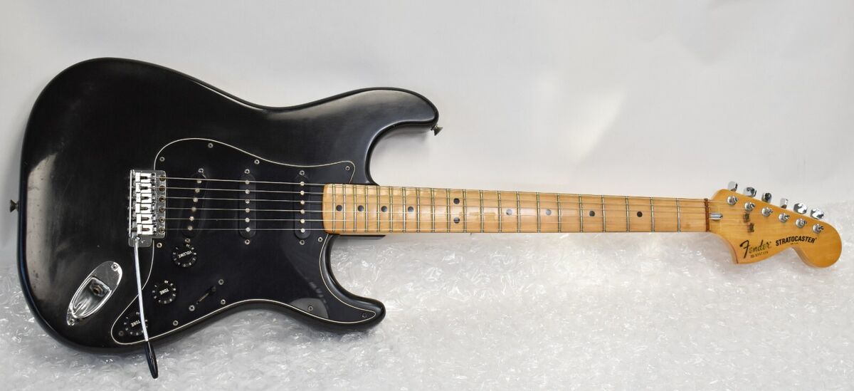 Fender Stratocaster USA Guitar, Black, Late 1978 Early 1981 Fender Stratocaster USA Guitar, Black, Late 1978 Early 1981