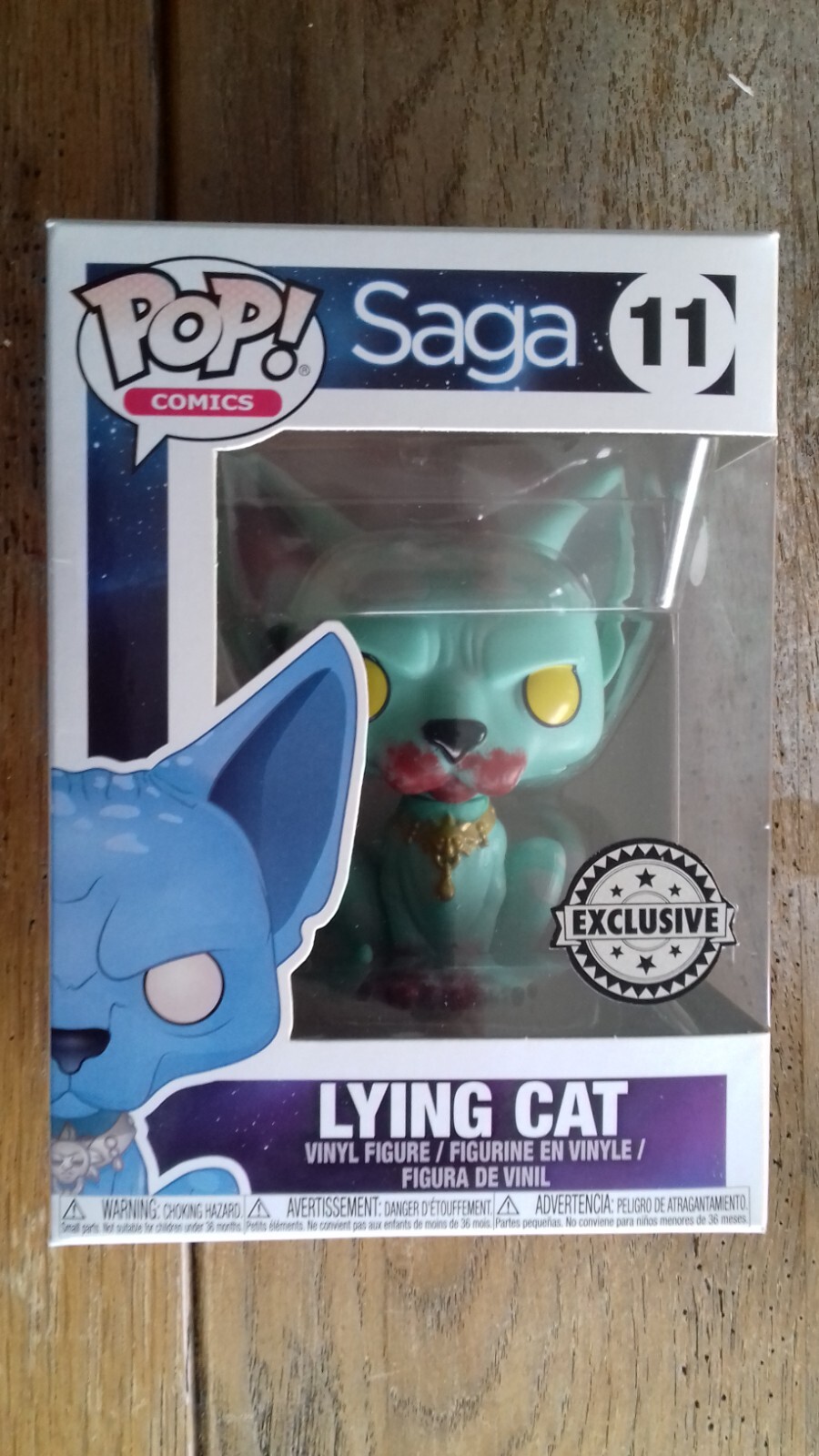 Funko,Pop ,Saga, 11 , Lying Cat , Exclusive , Boite Abimée