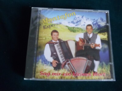 montafon express - sag mir ein...  - originalverpackt. - volksmusik. akkordeon.
