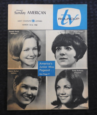 TV Roundup Regionalem Guide 1968 America's Junior Miss Beauty Festzug Il Wi IN