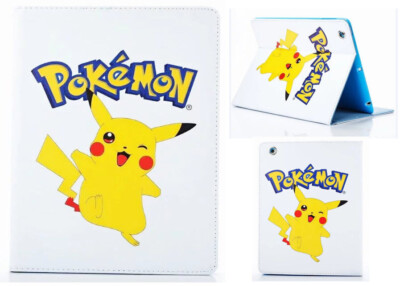 Für iPad 2 3 4 Anime Manga Pokemon Happy Pikachu Anime Hülle Cover