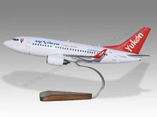 Boeing 737-300 Air North Desk Wood Airplane New Model Small Scale 1/100