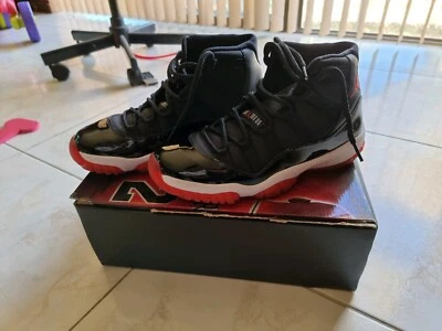 jordan 11 bred crease