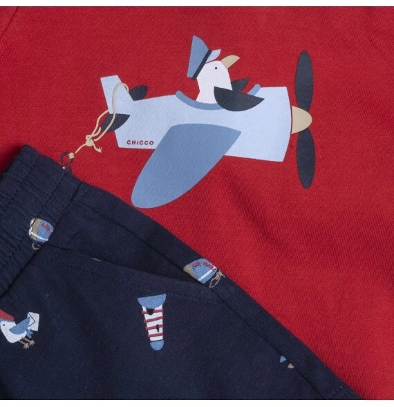 Completo Chicco bimbo rosso 073905 - Immagine 3 di 4