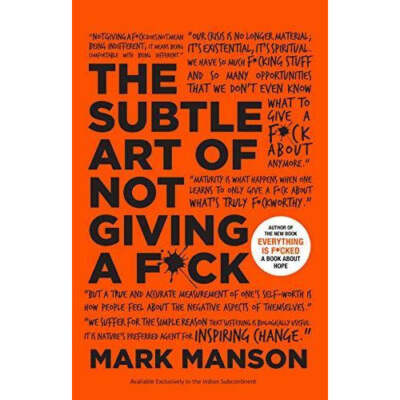 The Subtle Art of Not Giving a F*ck by Mark Mansion (Hardback) NEW