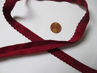 2m elastisches Falzgummi Bogenkante 22/11mm in über 30 Farben!