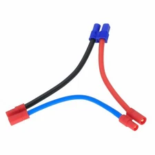 Series Wire EC3 1 Female to 2 Male SYMA 3.5mm 12AWG 10CM Serial Cable